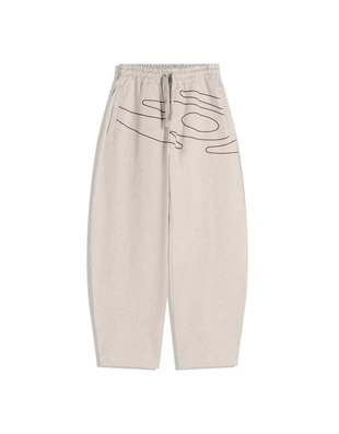 Брюки-бананы из основной ткани- Заказать в России