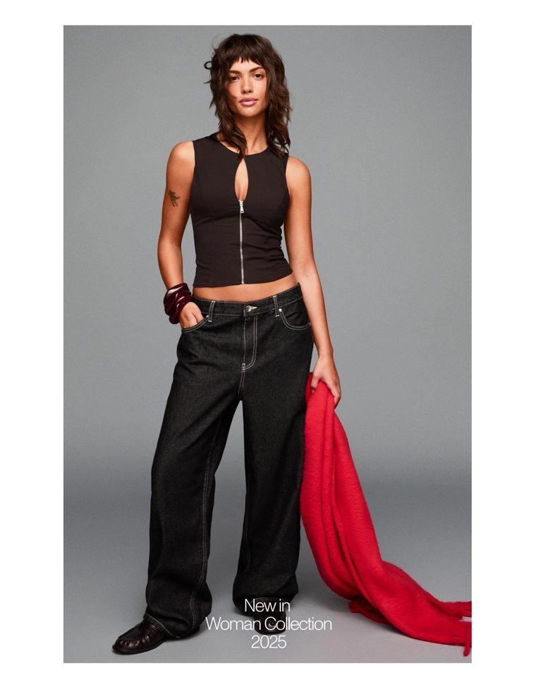 Топ с молнией