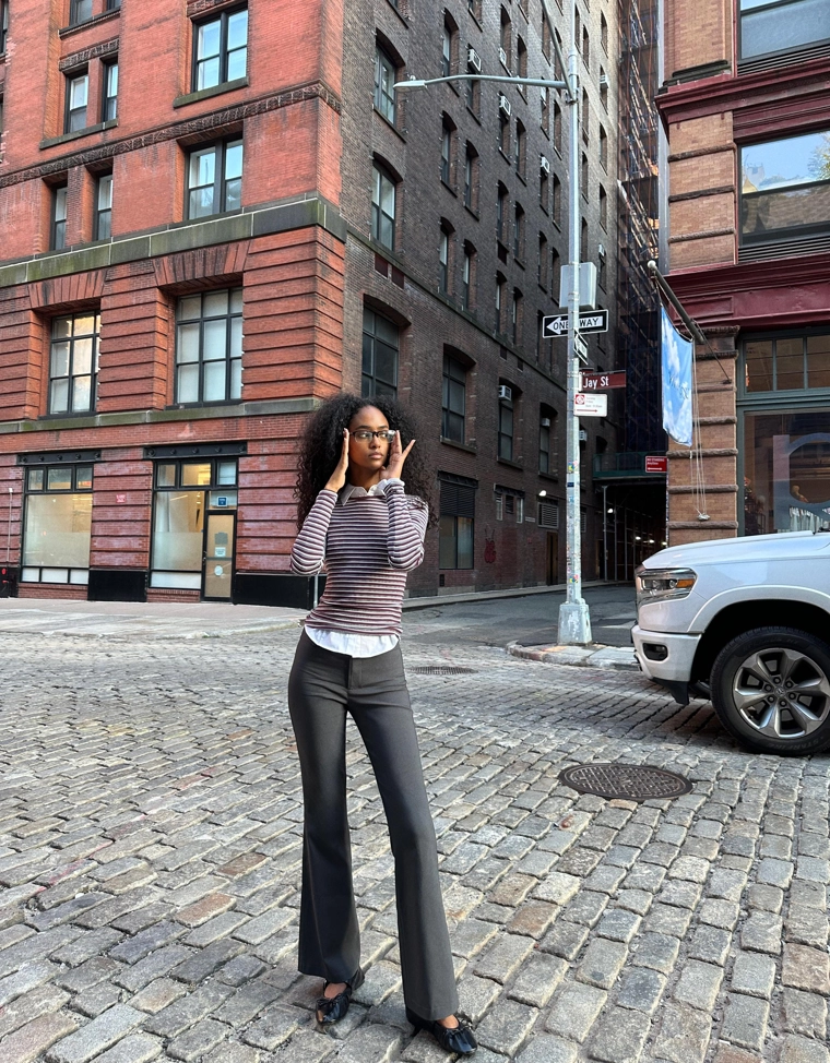 Брюки из ткани бенгалин