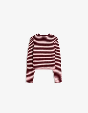 Купить Bershka Трикотажный кардиган в полоску