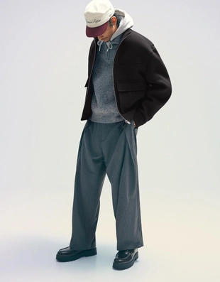 Куртка из фетра на молнии- Заказать в России