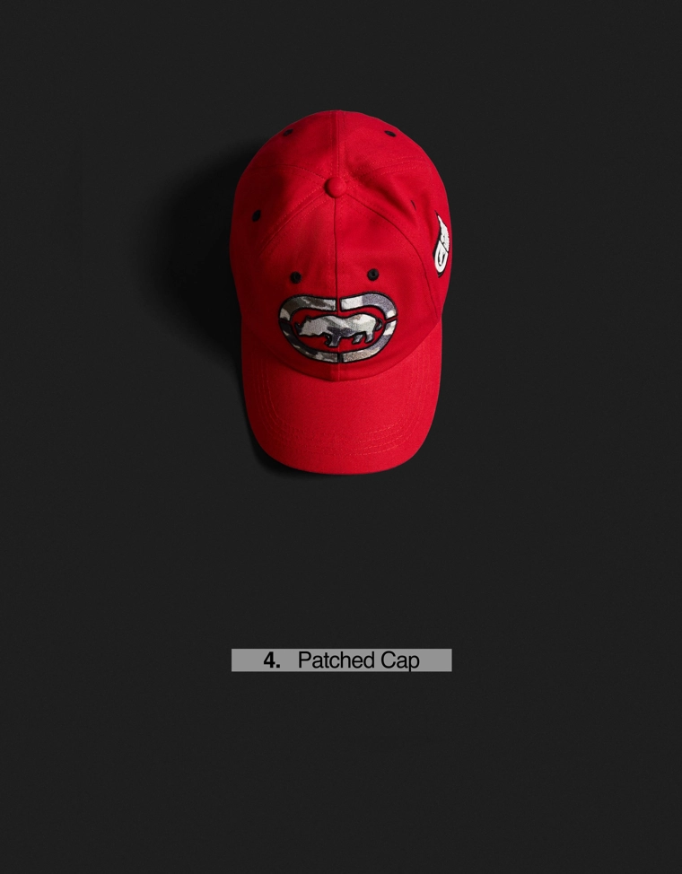 Кепка ecko unltd с нашивками