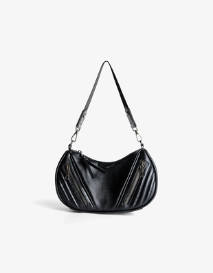 Сумка с ремнем через плечо и заклепками- Заказать в России