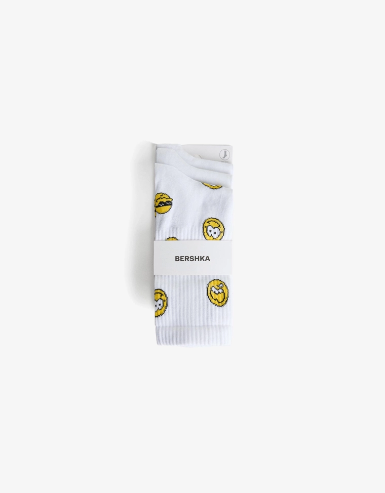 Набор из 3 пар носков с принтом