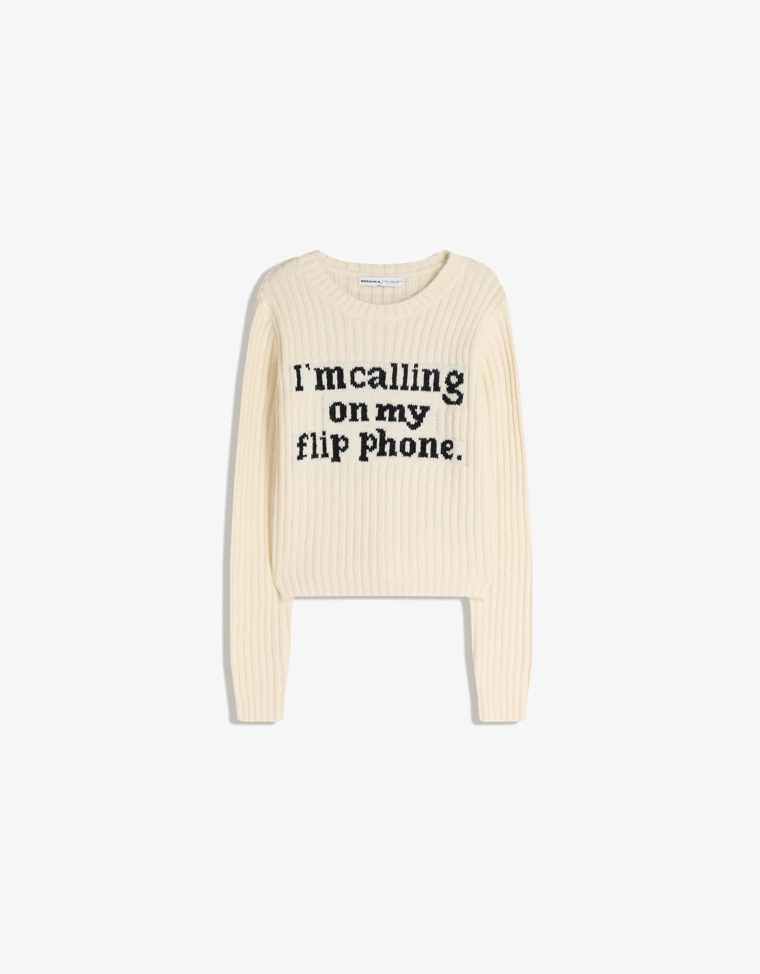 Свитер с принтом