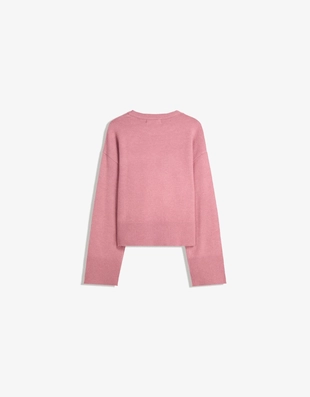 Свитер оверсайз с рифленым низом- Заказать в России