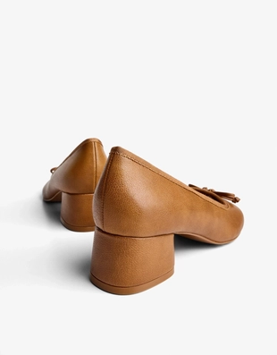 Балетки на каблуке- Заказать в России