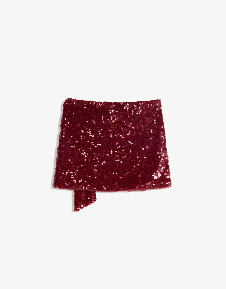 Мини-юбка с пайетками