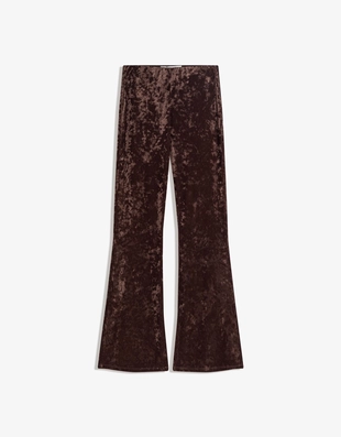 Расклешенные брюки из бархата- Заказать в России