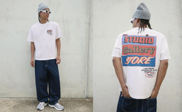 Футболка с короткими рукавами и принтом