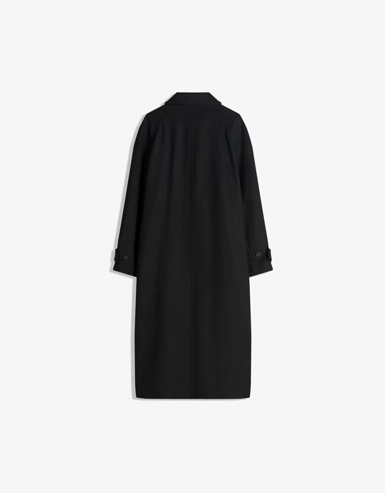 Длинное пальто из сукна