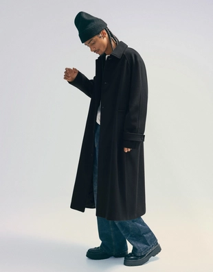 Купить Bershka Длинное пальто из сукна