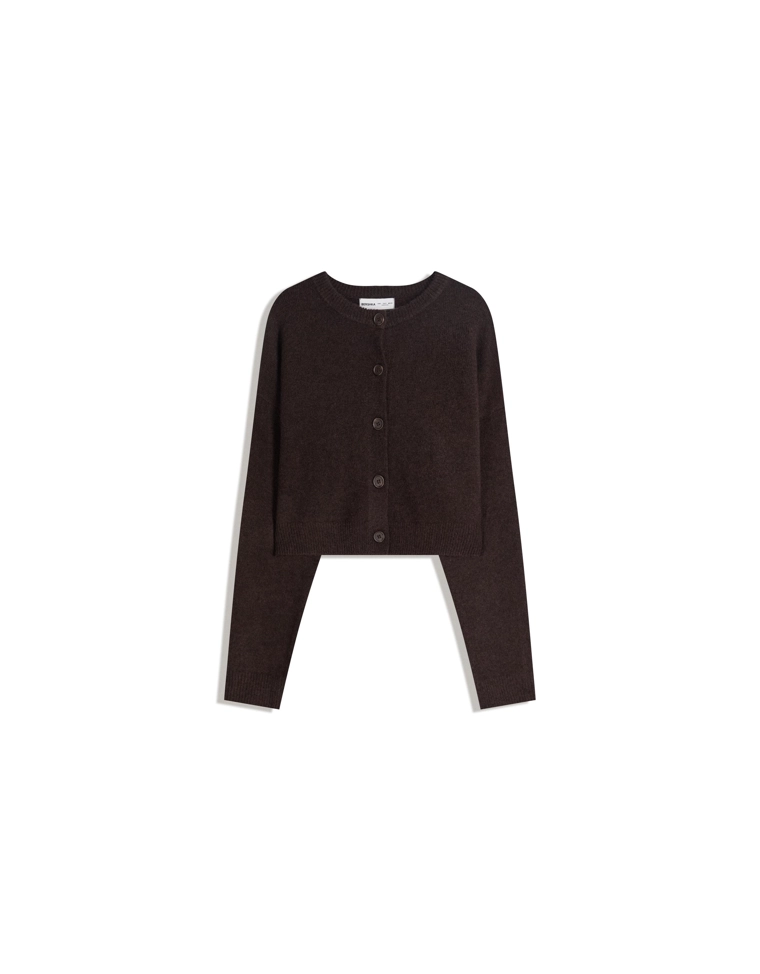 Кардиган на пуговицах из мягкой ткани