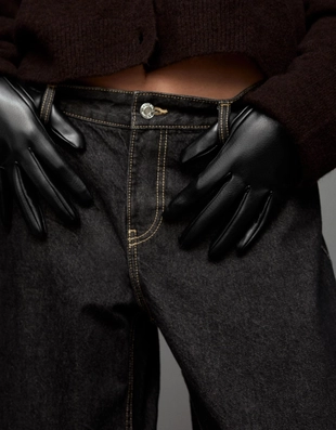 Перчатки из искусственной кожи- Заказать в России