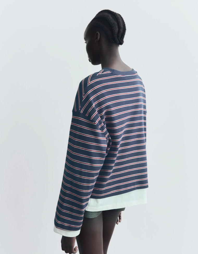 Лонгслив с принтом