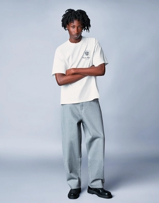 Футболка с короткими рукавами и принтом- Заказать в России