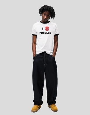 Футболка FUGGLERS с короткими рукавами и принтом- Заказать в России