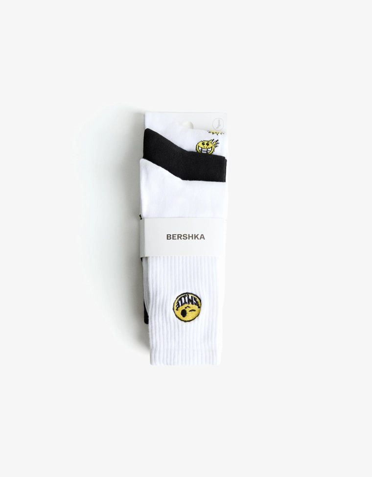 Набор из 3 пар носков с принтом