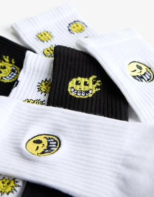 Набор из 3 пар носков с принтом- Заказать в России