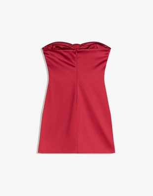 Купить Bershka Мини-платье из сатина с цветочным принтом