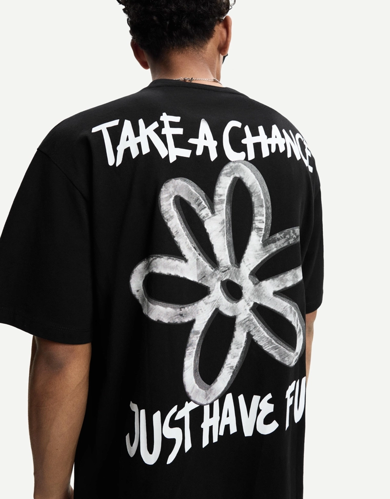 Футболка с принтом