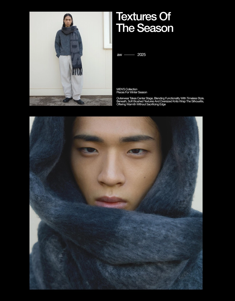 Шарф макси с принтом