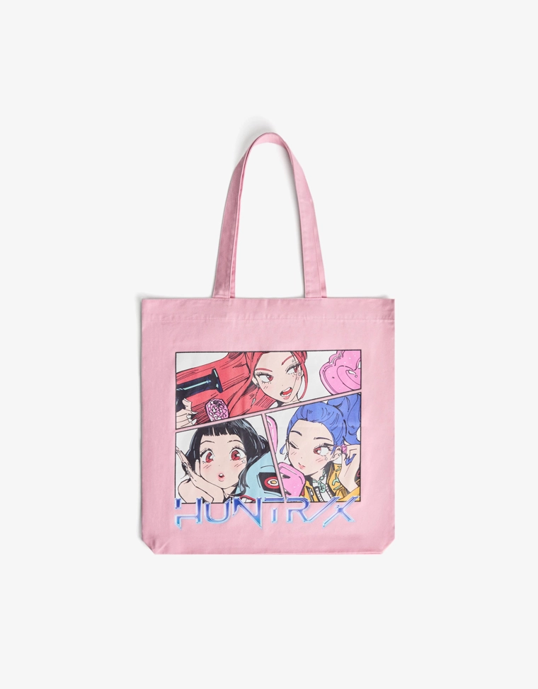 Сумка-шопер KPop Demon Hunters Huntr/x с принтом