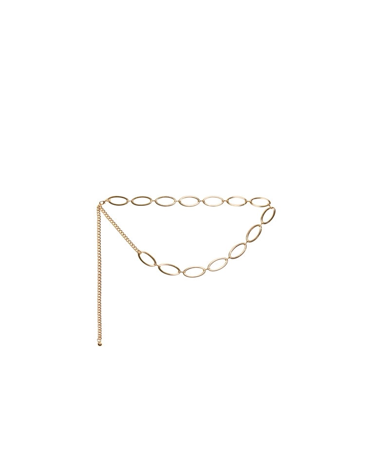 Пояс-цепочка со звеньями в виде колец