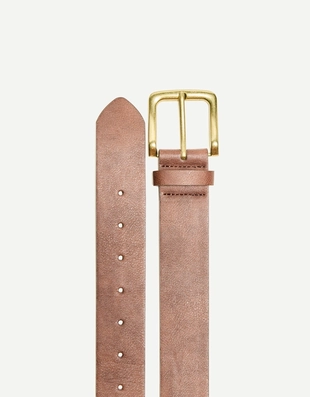 Ремень с золотистой пряжкой- Заказать в России