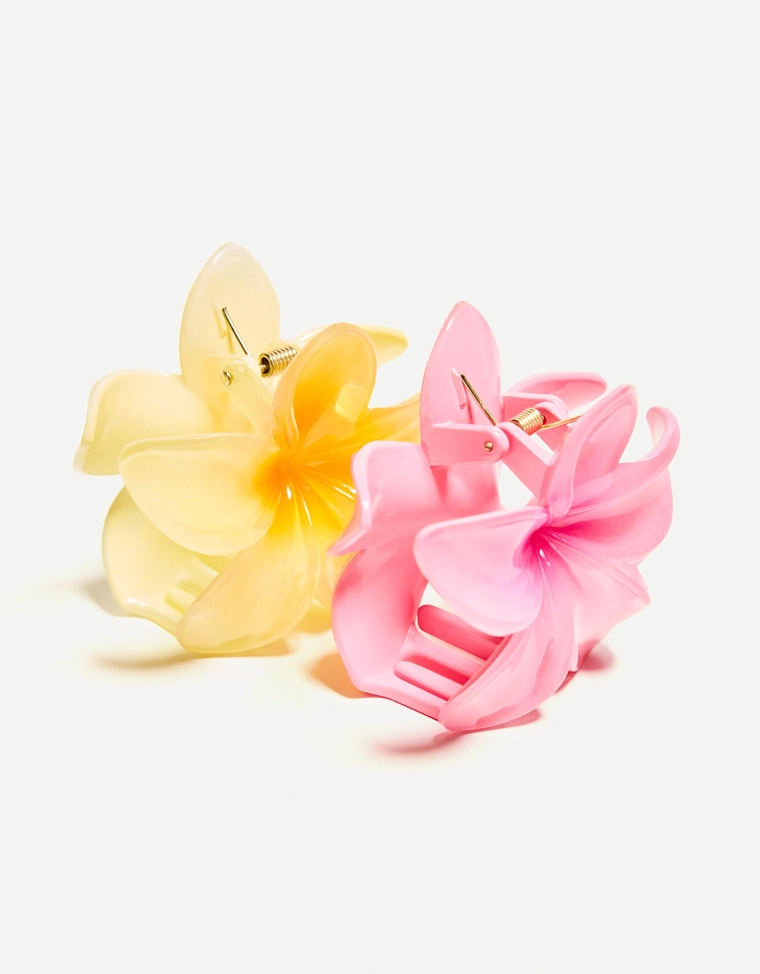 Набор из 2 заколок для волос “Цветы”