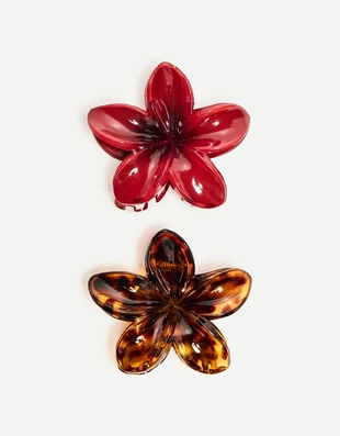 Набор из 2 заколок для волос “цветы”- Заказать в России