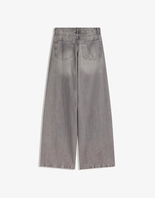 Джинсы с широкими штанинами и низкой посадкой- Заказать в России