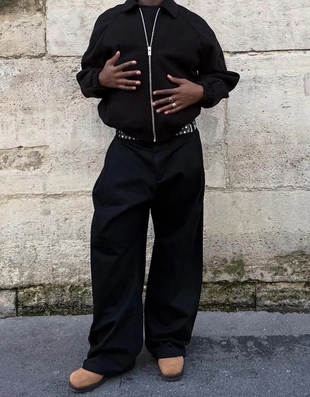 Брюки объемного свободного кроя- Заказать в России