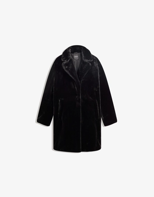 Пальто из искусственного меха- Заказать в России