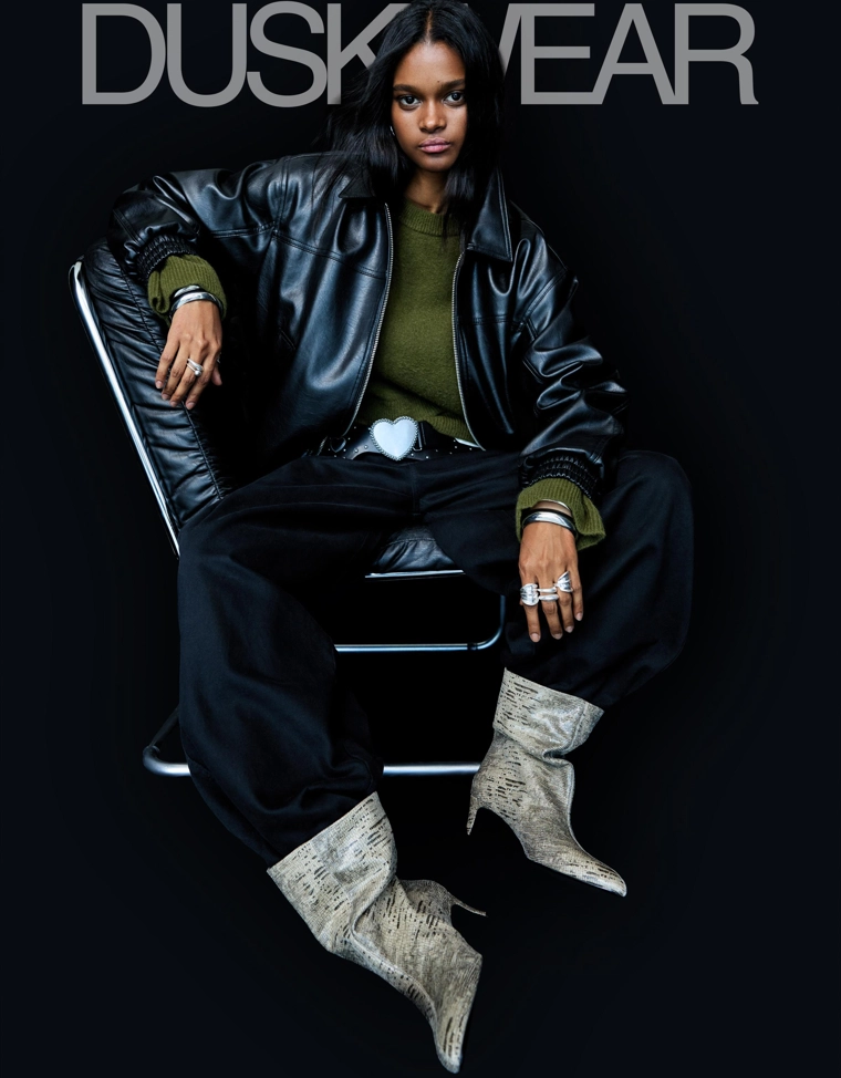 Куртка из искусственной кожи