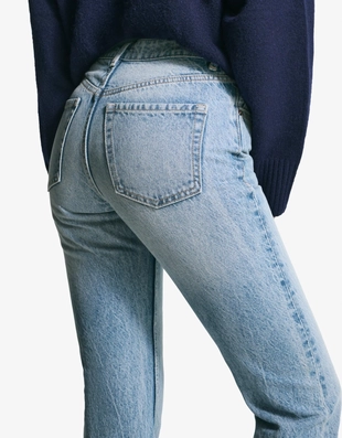 Джинсы прямого кроя брюки-дудочки- Заказать в России