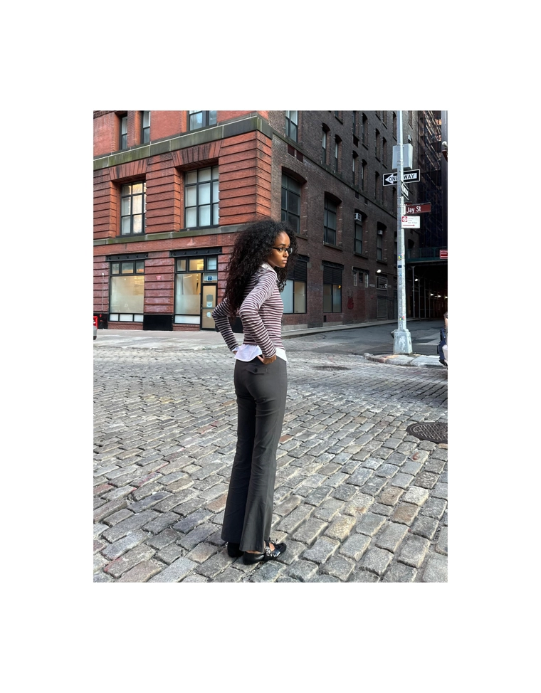 Брюки из ткани бенгалин