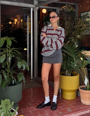 Свитер с воротником поло- Заказать в России