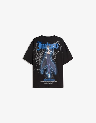 Футболка с короткими рукавами и принтом SOLO LEVELING- Заказать в России