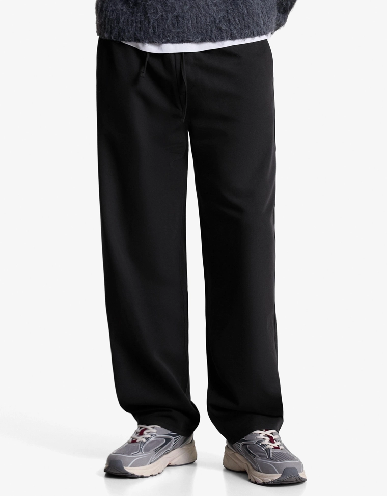 Брюки-джоггеры прямого кроя