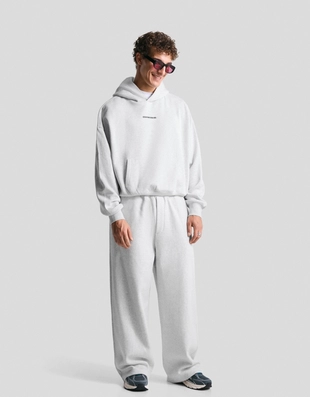 Худи геометрического кроя с принтом- Заказать в России