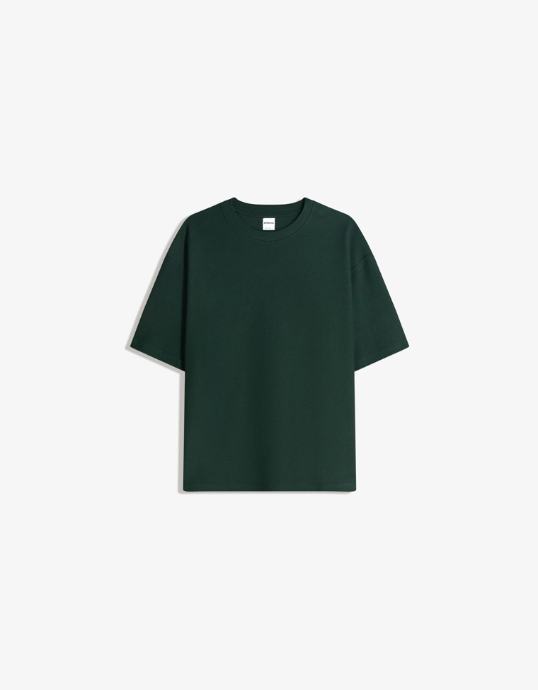 Футболка из мягкой ткани с короткими рукавами