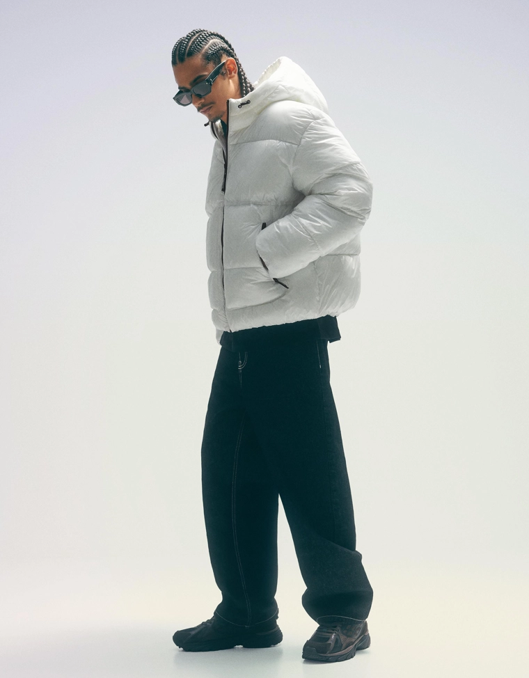 Пуховик с капюшоном