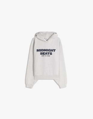 Худи оверсайз с капюшоном и принтом- Заказать в России