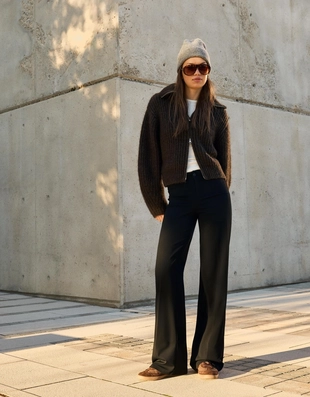 Брюки с широкими штанинами- Заказать в России