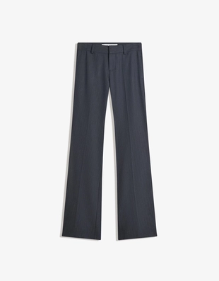 Расклешенные брюки с низкой посадкой- Заказать в России