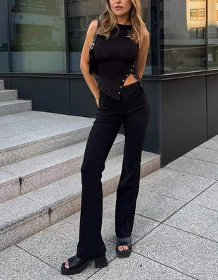 Брюки из ткани бенгалин- Заказать в России