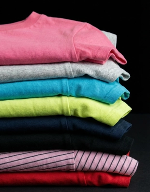 Футболка с короткими рукавами и круглым вырезом- Заказать в России