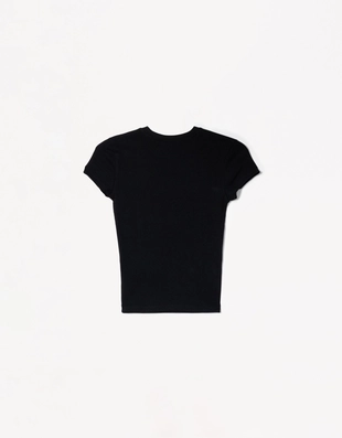 Футболка с круглым вырезом- Заказать в России