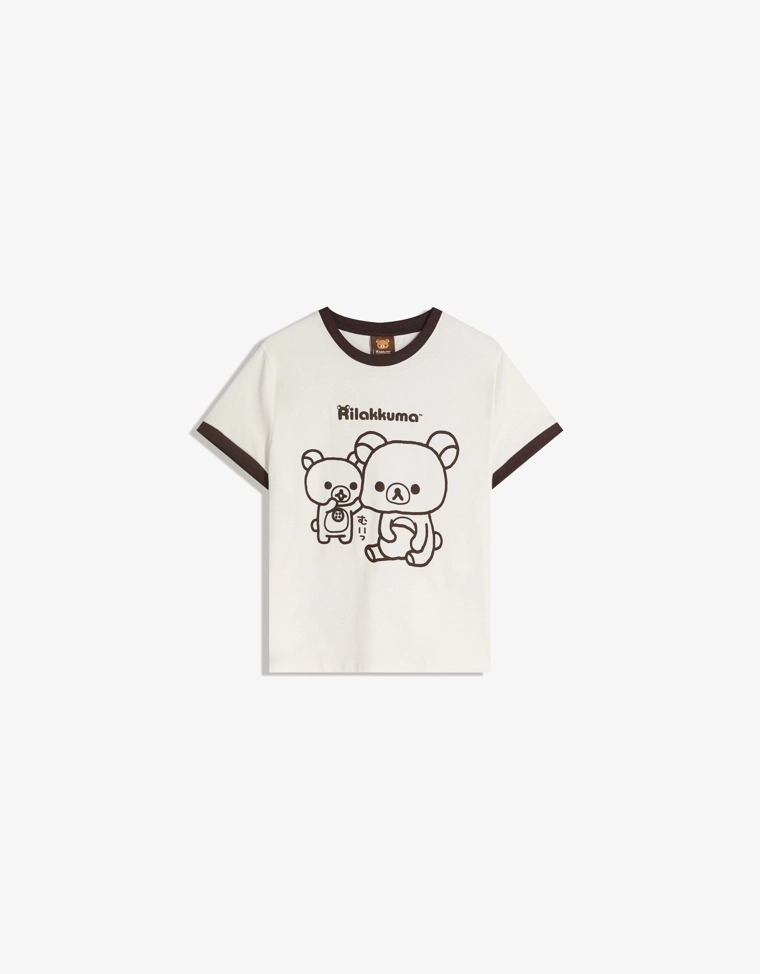 Футболка Rilakkuma с короткими рукавами и принтом